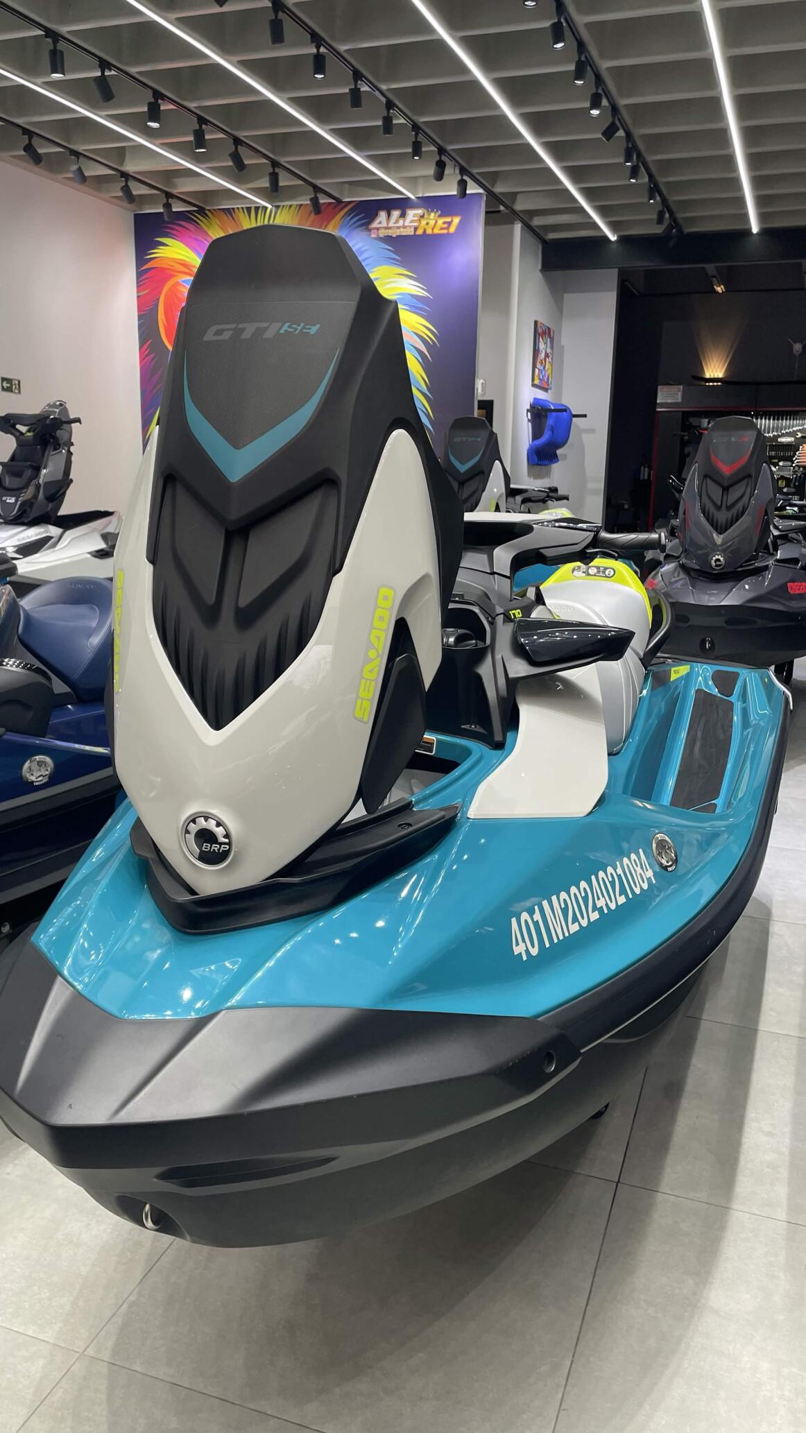Sea-Doo GTI SE 130 Teal White & Neon